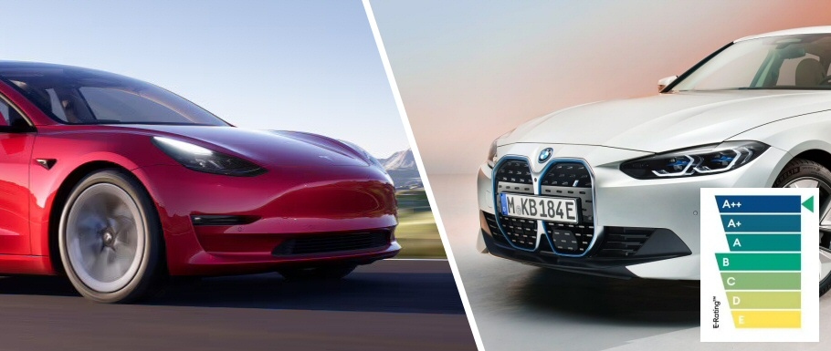 Tesla Model 3 i BMW i4 najbardziej wydajnymi elektrykami!