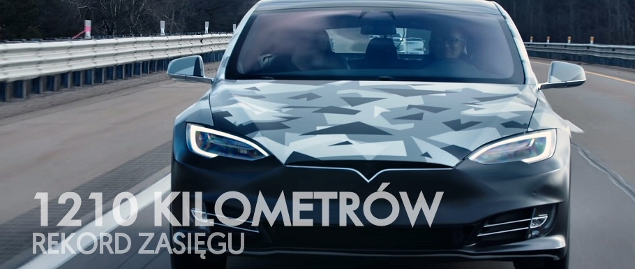 Tesla Model S z bateriami ONE z rekordowym zasięgiem 1210 kilometrów na jednym ładowaniu!