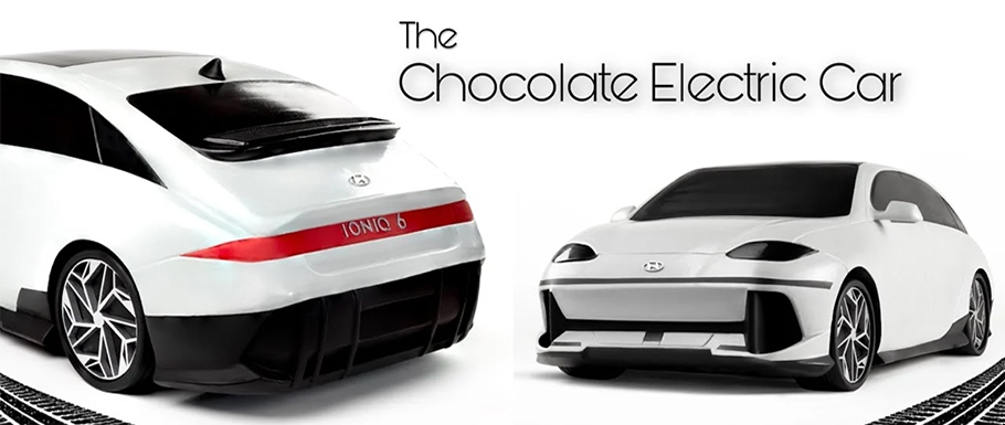 Pierwszy samochód elektryczny wykonany z czekolady! 