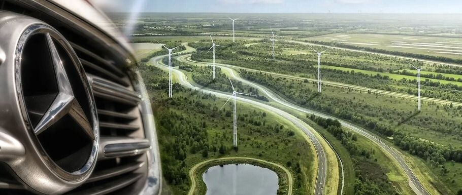 Mercedes zbuduje ogromną farmę wiatrową na swoim torze testowym w Niemczech