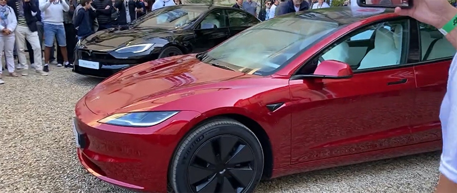 Tesla Model 3 - Project Highland zadebiutowała we Francji.
