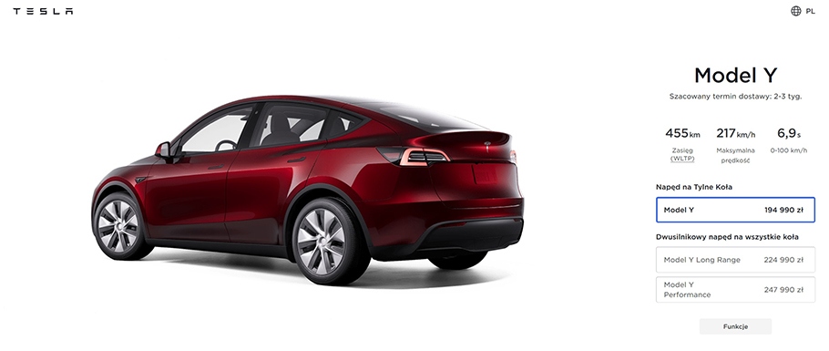 Jak rozpoznać, czy Tesla Model Y ma baterię z ogniwami CATL czy BYD? Sprawdź 7 znak w VIN-ie: F lub E
