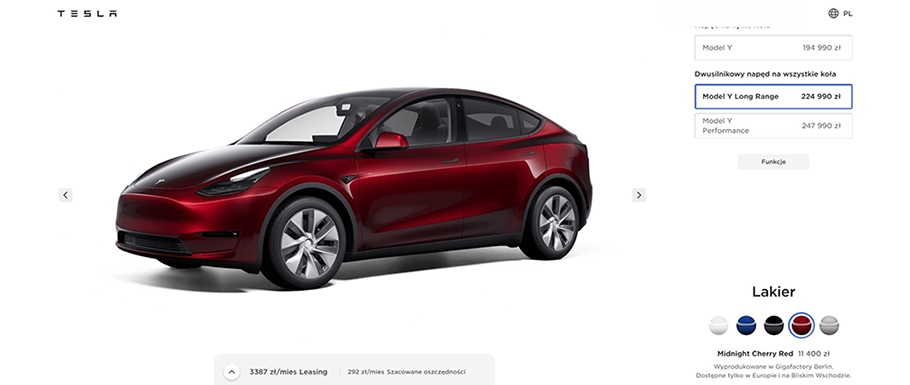 Niespodziewane obniżki cen: Tesla Model Y teraz TAŃSZA niż Tesla Model 3 Highland