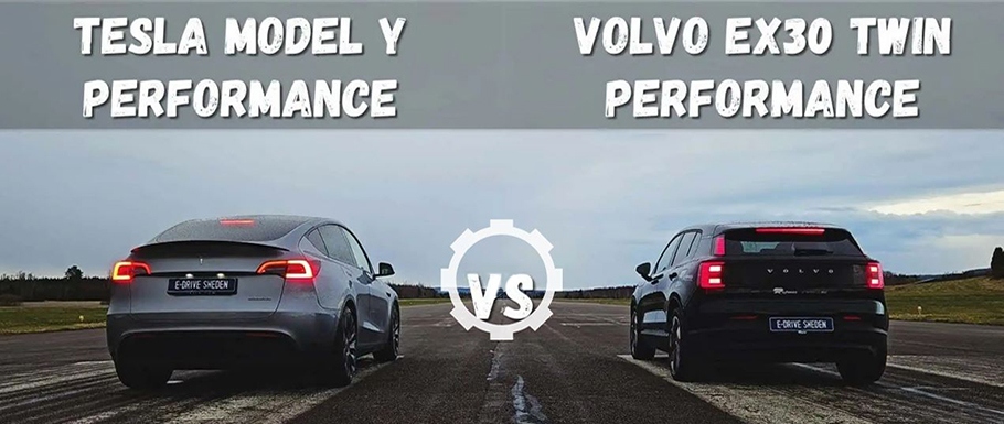 Volvo EX30 Twin Motor VS Tesla Model Y Performance!