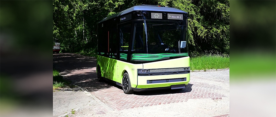 Autonomiczny Elektryczny Minibus Blees BB-1 na Trasach w Parku Śląskim