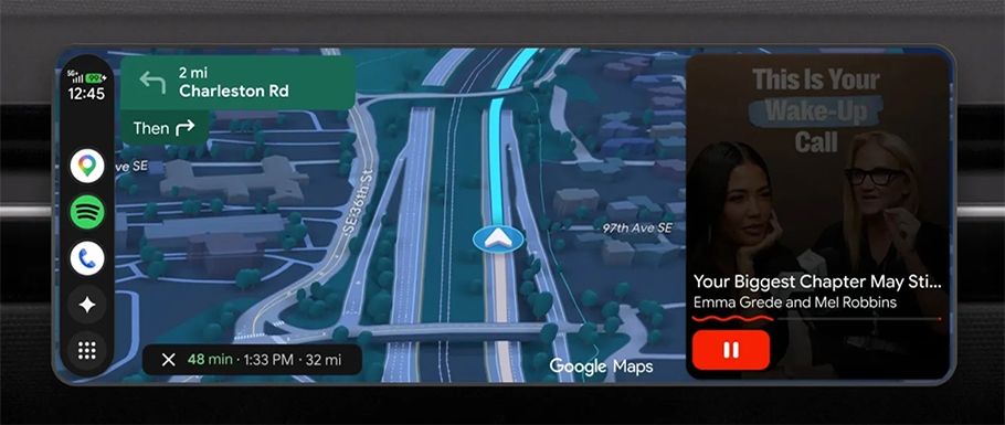📱 Google całkowicie zmienia Android Auto. System w samochodzie zaczyna przypominać smartfon!