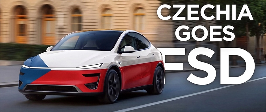 Tesla FSD Supervised w Czechach. System robi wrażenie, ale ma problem z dziurami 🚗⚡