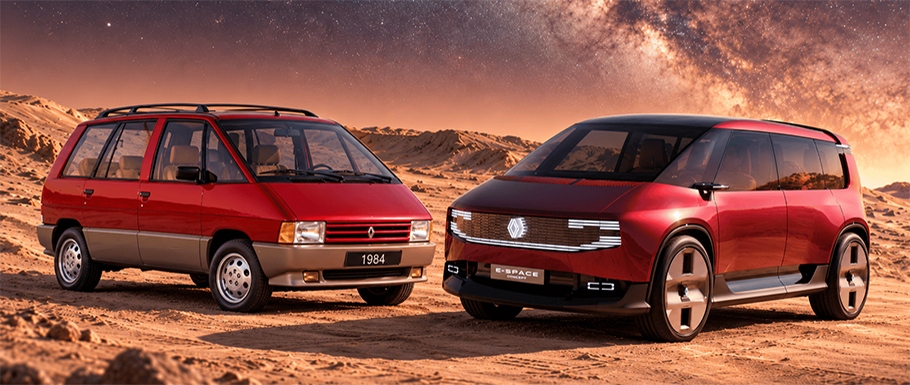 Renault E-Space zapowiada powrót vanów? Elektryczny koncept z trzema rzędami siedzeń ⚡🚐